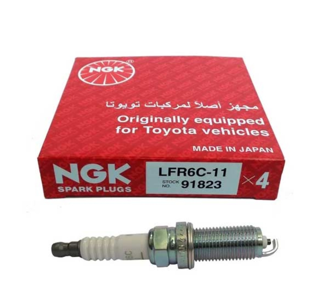 شمع تک پلاتین پایه کوتاه NGK ژاپن جعبه قرمز اصلی